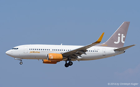 Boeing 737-7L9 | OY-JTU | JetTime | RHODOS - DIAGORAS (LGRP/RHO) 13.09.2014