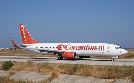 Boeing 737-804 | PH-CDF | Corendon Dutch Airlines | RHODOS - DIAGORAS (LGRP/RHO) 14.09.2014