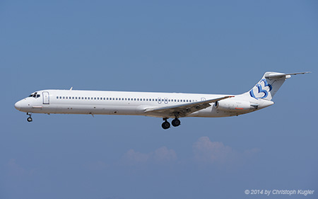McDonnell Douglas MD-83 | YR-OTH | Ten Airways | RHODOS - DIAGORAS (LGRP/RHO) 16.09.2014