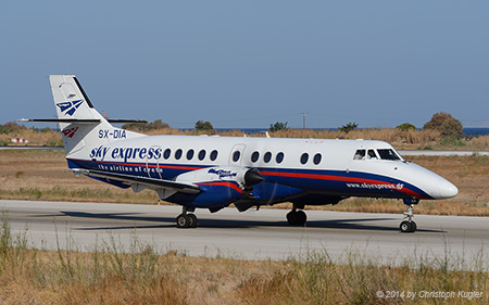 BAe Jetstream 41 | SX-DIA | Sky express | RHODOS - DIAGORAS (LGRP/RHO) 17.09.2014