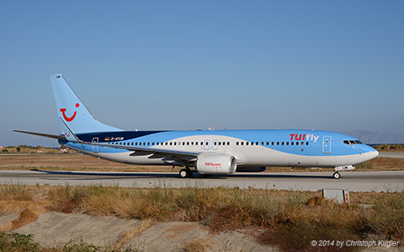 Boeing 737-8K5 | D-ATUM | TUIfly | RHODOS - DIAGORAS (LGRP/RHO) 18.09.2014