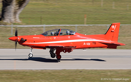 Pilatus PC-21 | A-101 | Swiss Air Force | MEIRINGEN (LSMM/---) 07.03.2014