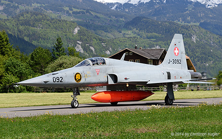 Northrop F-5E Tiger II | J-3092 | Swiss Air Force | MEIRINGEN (LSMM/---) 19.05.2014