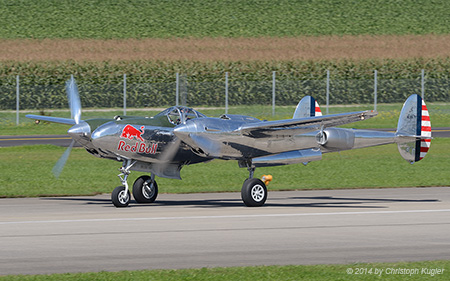Lockheed P-38 Lightning | N25Y | Flying Bulls | PAYERNE (LSMP/---) 28.08.2014