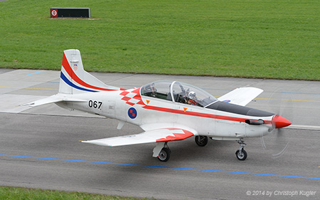 Pilatus PC-9 | 067 | Croatian Air Force | PAYERNE (LSMP/---) 29.08.2014