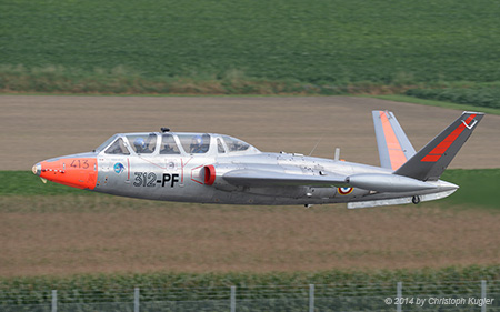 Fouga CM-170 Magister | F-AZPZ | private | PAYERNE (LSMP/---) 01.09.2014