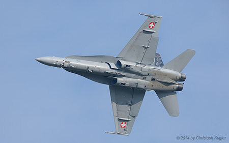 McDonnell Douglas F/A-18C Hornet | J-5018 | Swiss Air Force | PAYERNE (LSMP/---) 07.09.2014
