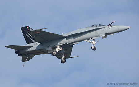 McDonnell Douglas F/A-18C Hornet | J-5018 | Swiss Air Force | PAYERNE (LSMP/---) 07.09.2014