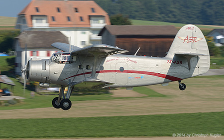Antonov An 2 | SP-ASR | private | PAYERNE (LSMP/---) 08.09.2014