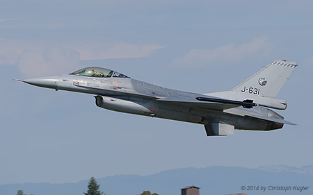 General Dynamics F-16AM | J-631 | Royal Netherlands Air Force | PAYERNE (LSMP/---) 08.09.2014