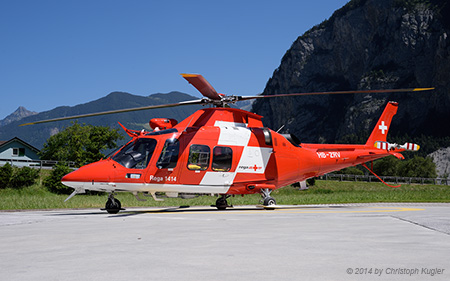 AgustaWestland AW109SP Grand | HB-ZRV | Swiss Air Ambulance | ERSTFELD (LSXE/---) 07.06.2014