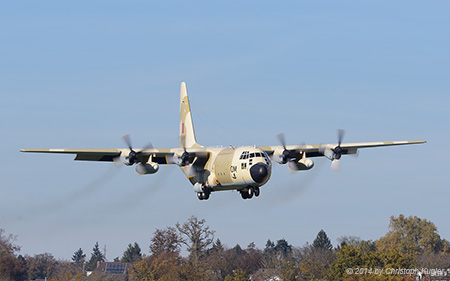 Lockheed C-130H Hercules | CN-AOM | Royal Moroccan Air Force | BERN - BELPMOOS (LSZB/BRN) 31.10.2014