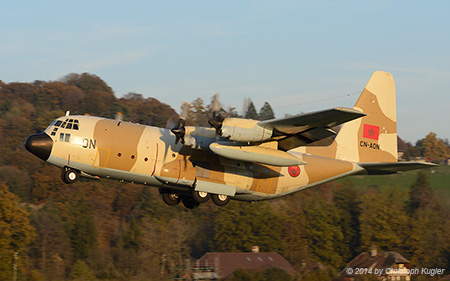Lockheed C-130H Hercules | CN-AON | Royal Moroccan Air Force | BERN - BELPMOOS (LSZB/BRN) 31.10.2014
