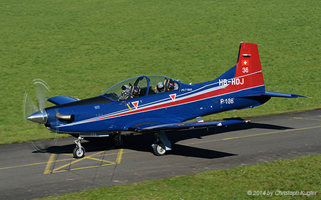 Pilatus PC-7Mk2 | HB-HDJ | Indian Air Force | BUOCHS (LSZC/BXO) 07.03.2014