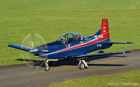 Pilatus PC-7Mk2 | HB-HDH | Indian Air Force | BUOCHS (LSZC/BXO) 07.03.2014