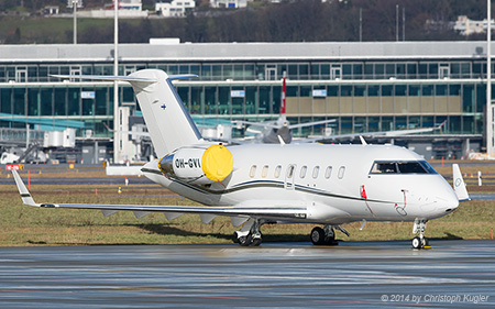 Bombardier Challenger CL.605 | OH-GVI | untitled | Z&UUML;RICH (LSZH/ZRH) 05.01.2014