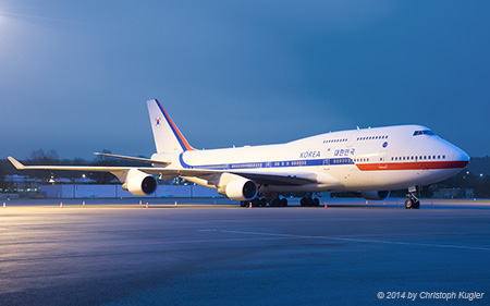 Boeing 747-4B5 | 10001 | Government of Republic of Korea | Z&UUML;RICH (LSZH/ZRH) 20.01.2014
