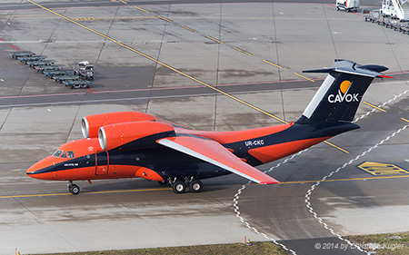 Antonov An 74TK-100 | UR-CKC | Cavok Air | Z&UUML;RICH (LSZH/ZRH) 15.02.2014