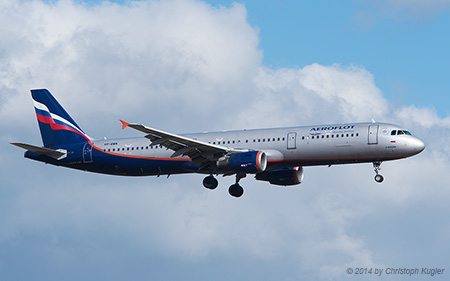 Airbus A321-211 | VP-BWN | Aeroflot | Z&UUML;RICH (LSZH/ZRH) 22.02.2014