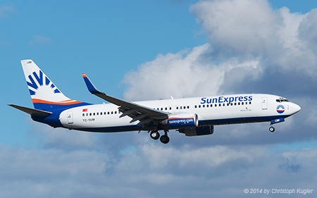 Boeing 737-85F | TC-SUM | SunExpress | Z&UUML;RICH (LSZH/ZRH) 22.02.2014