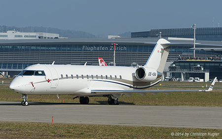 Bombardier Challenger 850 | OE-ISA | untitled (Jetalliance) | Z&UUML;RICH (LSZH/ZRH) 08.03.2014
