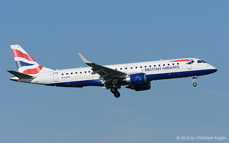 Embraer ERJ-190SR | G-LCYU | British Airways | Z&UUML;RICH (LSZH/ZRH) 26.09.2014