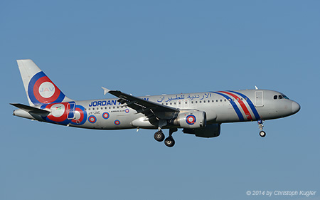 Airbus A320-211 | JY-JAC | Jordan Aviation | Z&UUML;RICH (LSZH/ZRH) 26.09.2014