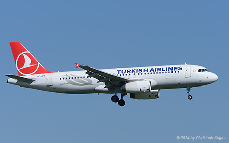 Airbus A320-232 | TC-JPB | Turkish Airlines | Z&UUML;RICH (LSZH/ZRH) 27.09.2014