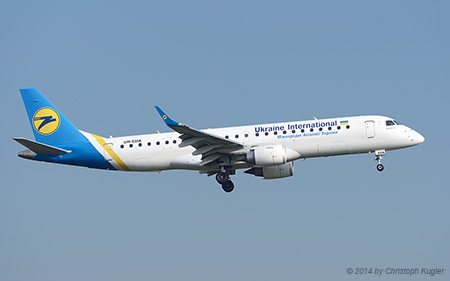 Embraer ERJ-195STD | UR-EMA | Ukraine International Airlines | Z&UUML;RICH (LSZH/ZRH) 24.12.2014
