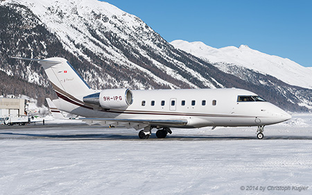 Bombardier Challenger CL.604 | 9H-IPG | untitled (Nomad Aviation) | SAMEDAN (LSZS/SMV) 12.01.2014