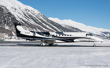 Embraer EMB-135BJ Legacy 600 | SP-DLB | untitled (Blue Jet) | SAMEDAN (LSZS/SMV) 12.01.2014