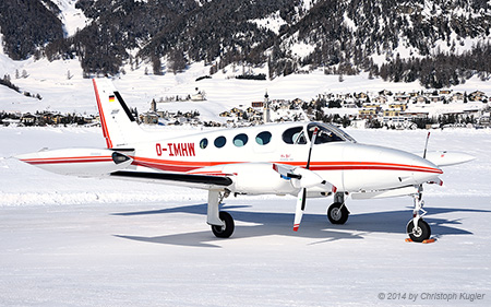 Cessna 340 | D-IMHW | private | SAMEDAN (LSZS/SMV) 23.02.2014