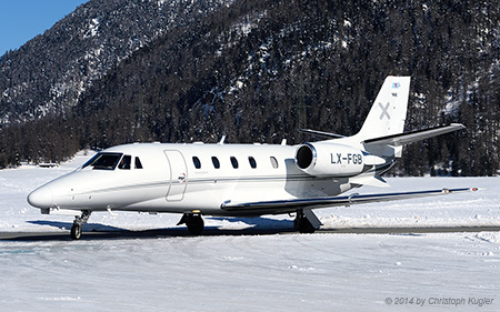 Cessna 560XLS+ Citation Excel | LX-FGB | untitled (Flying Service) | SAMEDAN (LSZS/SMV) 23.02.2014