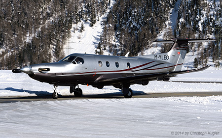 Pilatus PC-12/47E | M-YLEO | private | SAMEDAN (LSZS/SMV) 23.02.2014