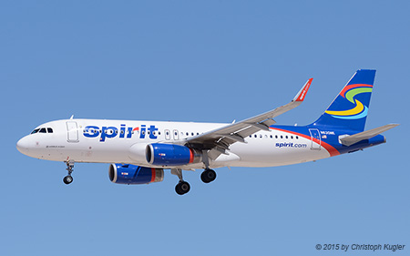 Airbus A320-232 | N630NK | Spirit Airlines | LAS VEGAS MCCARRAN (KLAS/LAS) 17.09.2015