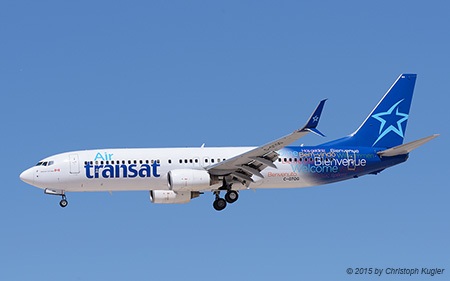 Boeing 737-8Q8 | C-GTQG | Air Transat | LAS VEGAS MCCARRAN (KLAS/LAS) 17.09.2015