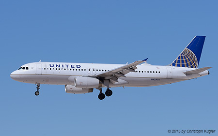 Airbus A320-232 | N423UA | United Airlines | LAS VEGAS MCCARRAN (KLAS/LAS) 17.09.2015