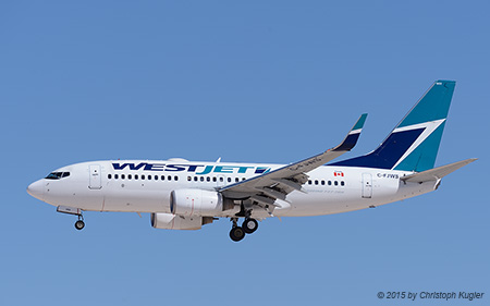Boeing 737-76N | C-FJWS | WestJet | LAS VEGAS MCCARRAN (KLAS/LAS) 18.09.2015