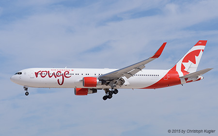 Boeing 767-333ER | C-FMWQ | Air Canada rouge | LAS VEGAS MCCARRAN (KLAS/LAS) 01.10.2015