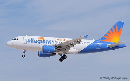 Airbus A319-111 | N304NV | Allegiant Air | LAS VEGAS MCCARRAN (KLAS/LAS) 01.10.2015