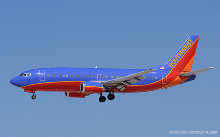 Boeing 737-3H4 | N684WN | Southwest Airlines | LAS VEGAS MCCARRAN (KLAS/LAS) 01.10.2015