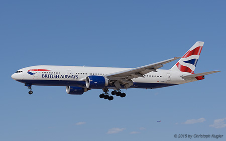 Boeing 777-236ER | G-VIIU | British Airways | LAS VEGAS MCCARRAN (KLAS/LAS) 01.10.2015