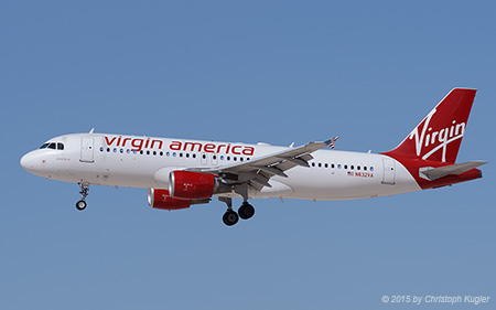 Airbus A320-214 | N632VA | Virgin America | LAS VEGAS MCCARRAN (KLAS/LAS) 01.10.2015
