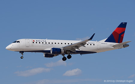 Embraer ERJ-175LR | N605CZ | Delta Connection | LAS VEGAS MCCARRAN (KLAS/LAS) 01.10.2015