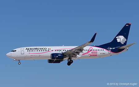 Boeing 737-852 | EI-DRA | AeroMexico | LAS VEGAS MCCARRAN (KLAS/LAS) 02.10.2015