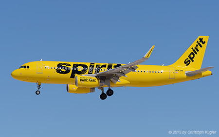 Airbus A320-232 | N642NK | Spirit Airlines | LAS VEGAS MCCARRAN (KLAS/LAS) 02.10.2015