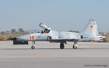 Northrop F-5N Tiger II | 761535 | US Navy  |  former J-3010 of the Swiss Air Force | NAS FALLON (KNFL/NFL) 28.09.2015