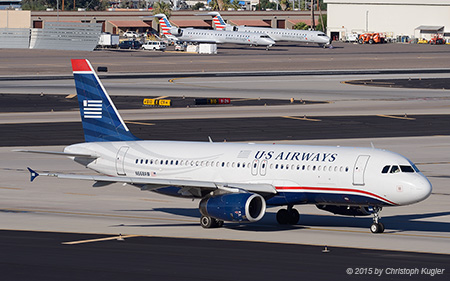 Airbus A320-232 | N668AW | US Airways | PHOENIX SKY HARBOUR INTL (KPHX/PHX) 24.09.2015