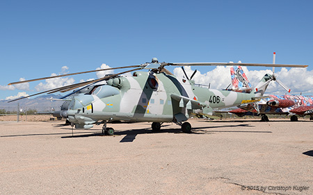 Mil Mi-24P | 406 | East German Air Force | PIMA AIR & SPACE MUSEUM, TUCSON 23.09.2015