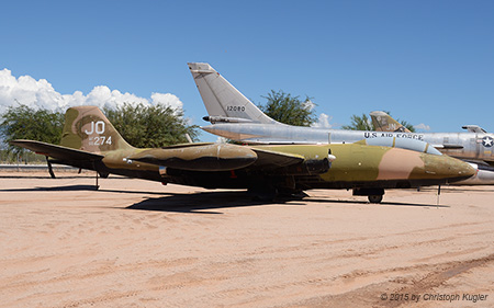 Martin B-57E Canberra | 55-4274 | US Air Force | PIMA AIR & SPACE MUSEUM, TUCSON 23.09.2015